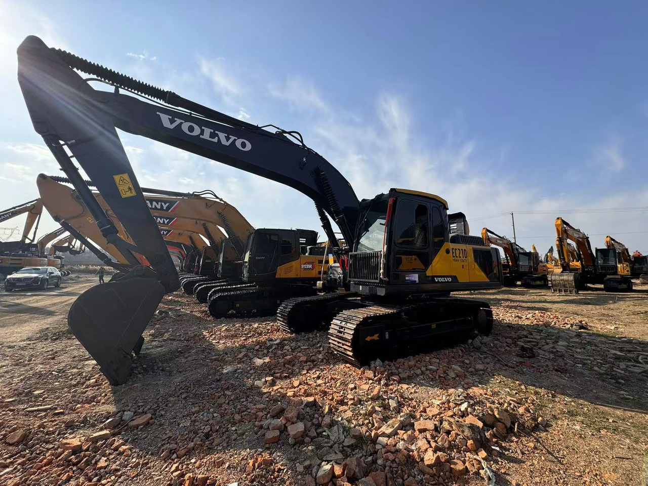 VOLVO Used Excellent Excavator EC210 on Sale - Κατασκευή μηχανήματα: φωτογραφία 4 VOLVO Used Excellent Excavator EC210 on Sale - Κατασκευή μηχανήματα: φωτογραφία 4