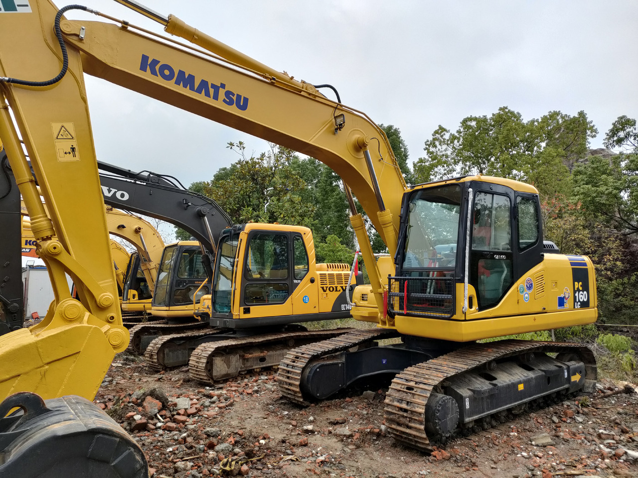 KOMATSU PC160-7 - Ερπυστριοφόρος εκσκαφέας: φωτογραφία 3 KOMATSU PC160-7 - Ερπυστριοφόρος εκσκαφέας: φωτογραφία 3