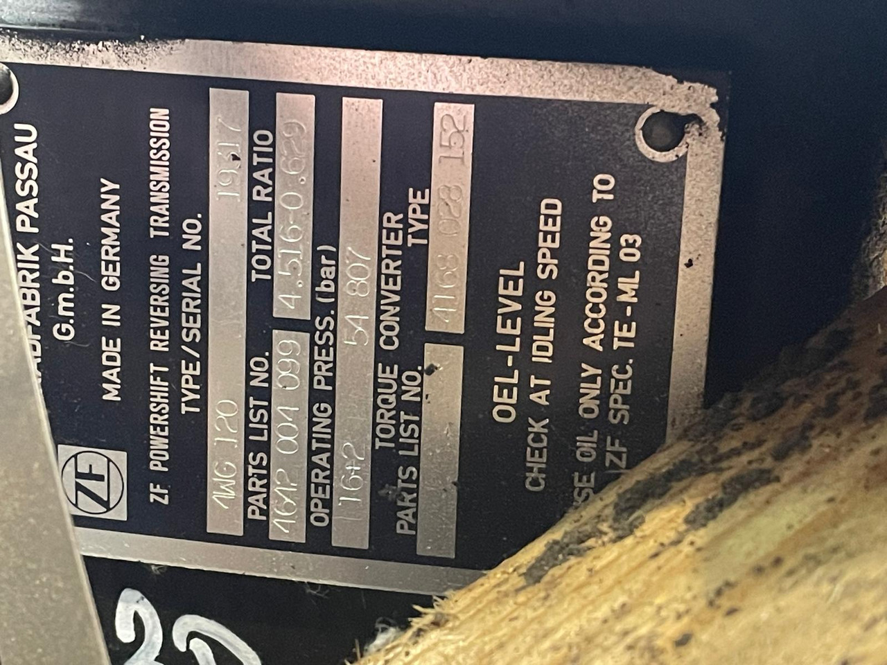 ZF 4WG120 z Ładowarki O&K L20 - Κιβώτιο ταχυτήτων για Φορτωτής: φωτογραφία 2 ZF 4WG120 z Ładowarki O&K L20 - Κιβώτιο ταχυτήτων για Φορτωτής: φωτογραφία 2