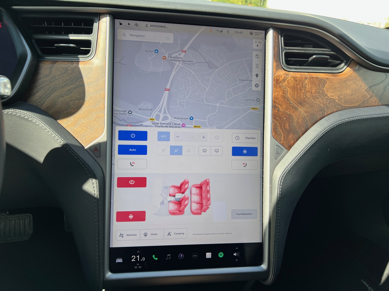 TESLA Model S 75D -Capacité de conduite autonome – Phase 2 – 93% SOH - Λιμουζίνα/ Sedan: φωτογραφία 5 TESLA Model S 75D -Capacité de conduite autonome – Phase 2 – 93% SOH - Λιμουζίνα/ Sedan: φωτογραφία 5