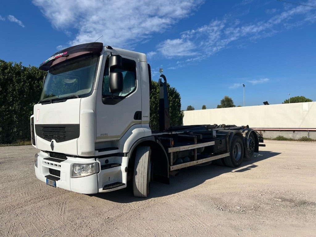 RENAULT PREMIUM 450 SCARRABILE FULL PNEUMATICO - Φορτηγό φόρτωσης γάντζου: φωτογραφία 2 RENAULT PREMIUM 450 SCARRABILE FULL PNEUMATICO - Φορτηγό φόρτωσης γάντζου: φωτογραφία 2