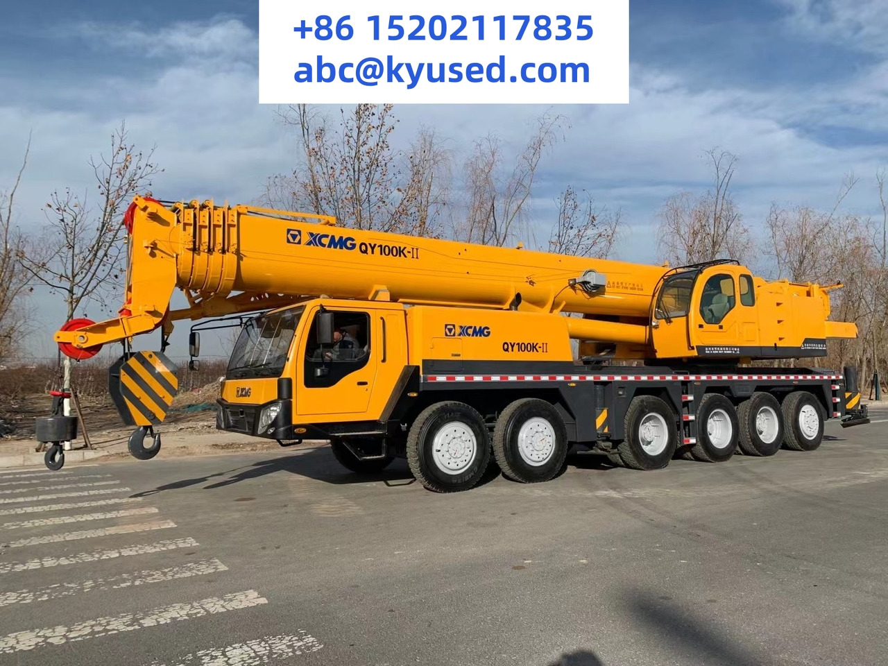 XCMG 100Ton QY100K - Τηλεσκοπικός γερανός: φωτογραφία 4 XCMG 100Ton QY100K - Τηλεσκοπικός γερανός: φωτογραφία 4