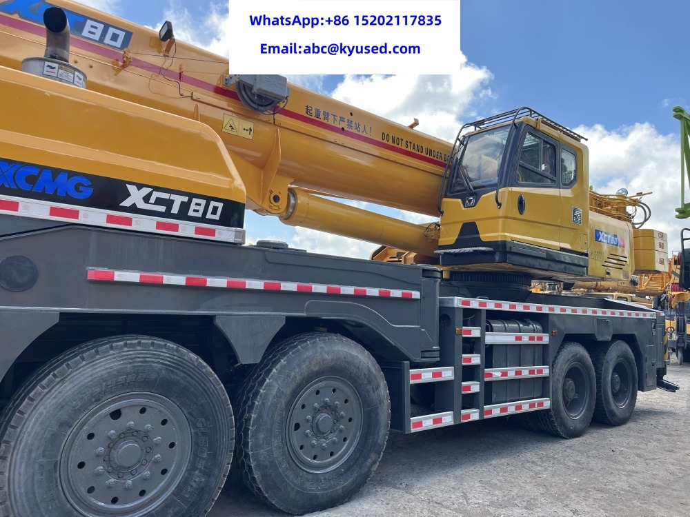 Τηλεσκοπικός γερανός XCMG XCT80 XCT80L5 QY80K XCT85 XCT90 80TONS 85TON 90TON CRANE: φωτογραφία 6