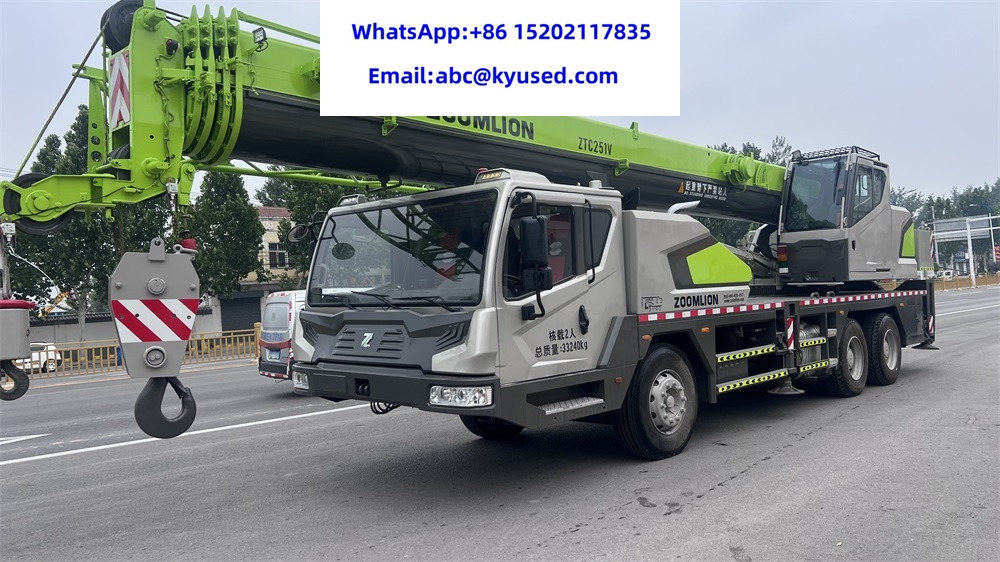 ZOOMLION ZTC251V QY25V 25TON 30TON 35TON 40TON 50TON 55TON 70TON 80TON 100T - Τηλεσκοπικός γερανός: φωτογραφία 1 ZOOMLION ZTC251V QY25V 25TON 30TON 35TON 40TON 50TON 55TON 70TON 80TON 100T - Τηλεσκοπικός γερανός: φωτογραφία 1
