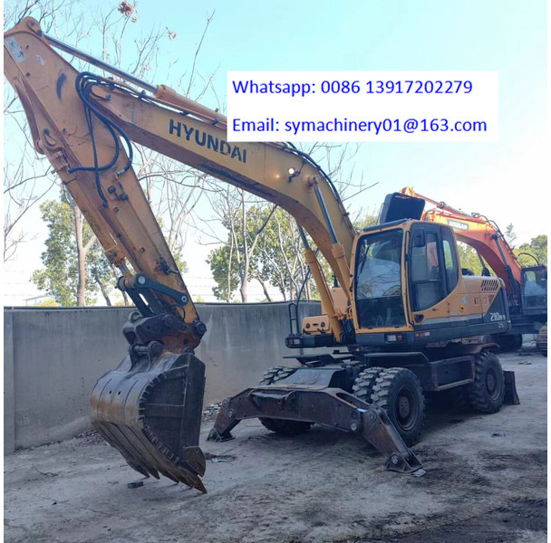 Hyundai R210W - Τροχοφόρος εκσκαφέας: φωτογραφία 2 Hyundai R210W - Τροχοφόρος εκσκαφέας: φωτογραφία 2
