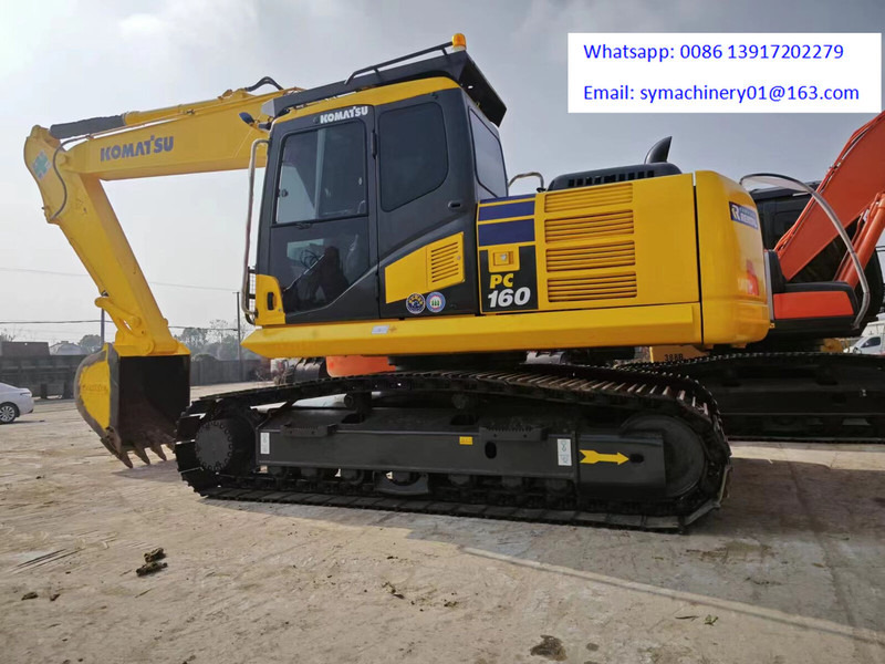 Komatsu PC160 - Ερπυστριοφόρος εκσκαφέας: φωτογραφία 1 Komatsu PC160 - Ερπυστριοφόρος εκσκαφέας: φωτογραφία 1