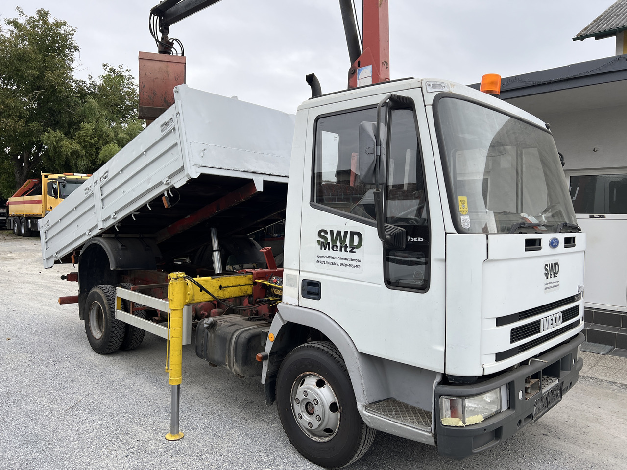 IVECO EUROCARGO 75E15 Kipper mit Kran - Φορτηγό ανατρεπόμενο, Φορτηγό με γερανό: φωτογραφία 2 IVECO EUROCARGO 75E15 Kipper mit Kran - Φορτηγό ανατρεπόμενο, Φορτηγό με γερανό: φωτογραφία 2