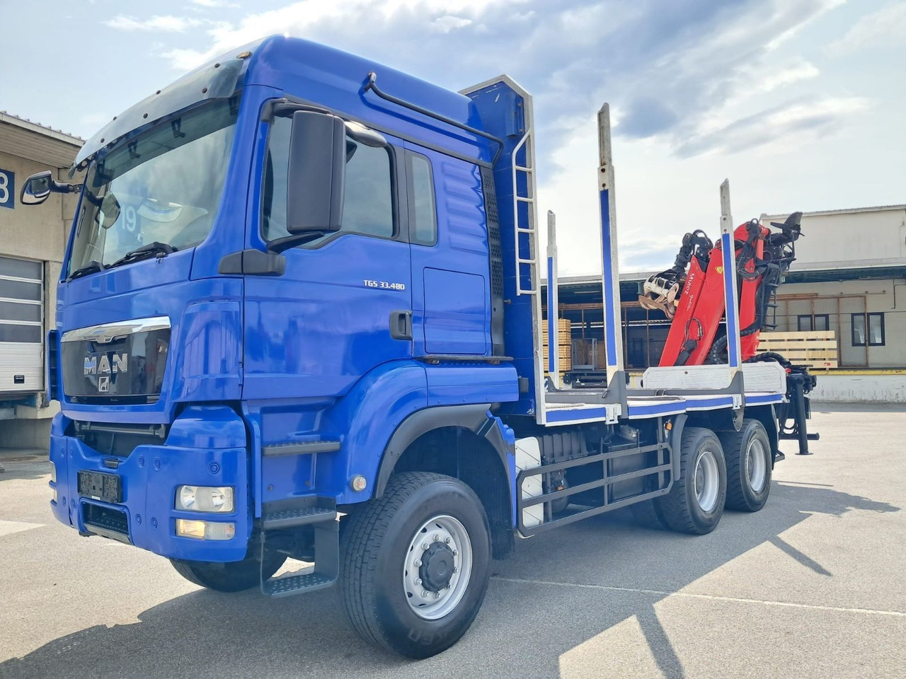 MAN TGS33 480 - Φορτηγό ξυλείας, Φορτηγό με γερανό: φωτογραφία 1 MAN TGS33 480 - Φορτηγό ξυλείας, Φορτηγό με γερανό: φωτογραφία 1