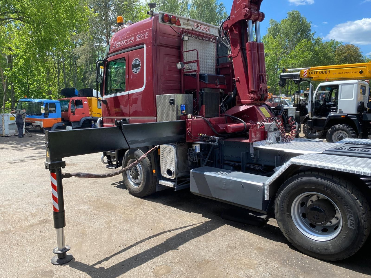 Mercedes-Benz ACTROS 3348 Kran HMF3720K4 Fly-Jip Fun k Klima - Φορτηγό με γερανό: φωτογραφία 5 Mercedes-Benz ACTROS 3348 Kran HMF3720K4 Fly-Jip Fun k Klima - Φορτηγό με γερανό: φωτογραφία 5