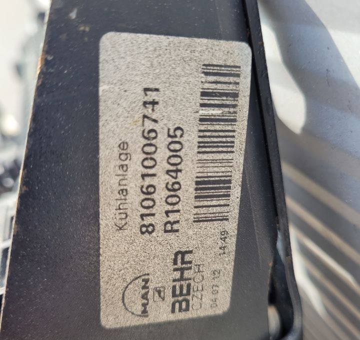 CHLODNICA WODY MAN TGL E6 81061006741 - Ψυγείο αυτοκίνητο για Φορτηγό: φωτογραφία 3 CHLODNICA WODY MAN TGL E6 81061006741 - Ψυγείο αυτοκίνητο για Φορτηγό: φωτογραφία 3