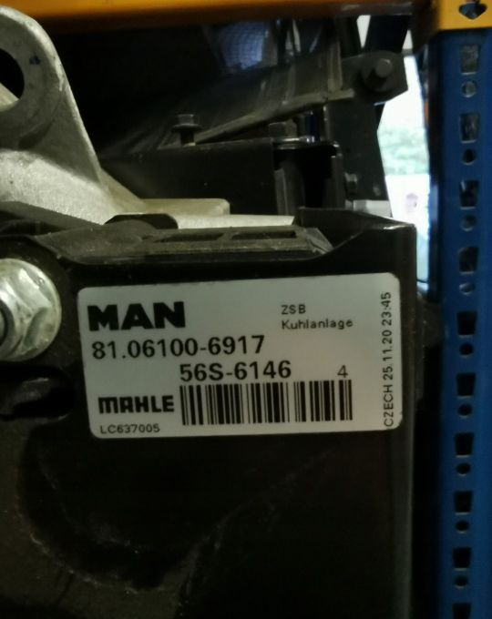 CHŁODNICA WODY MAN TGS NEW MODEL 81.06100-6917 - Ψυγείο αυτοκίνητο για Φορτηγό: φωτογραφία 2 CHŁODNICA WODY MAN TGS NEW MODEL 81.06100-6917 - Ψυγείο αυτοκίνητο για Φορτηγό: φωτογραφία 2