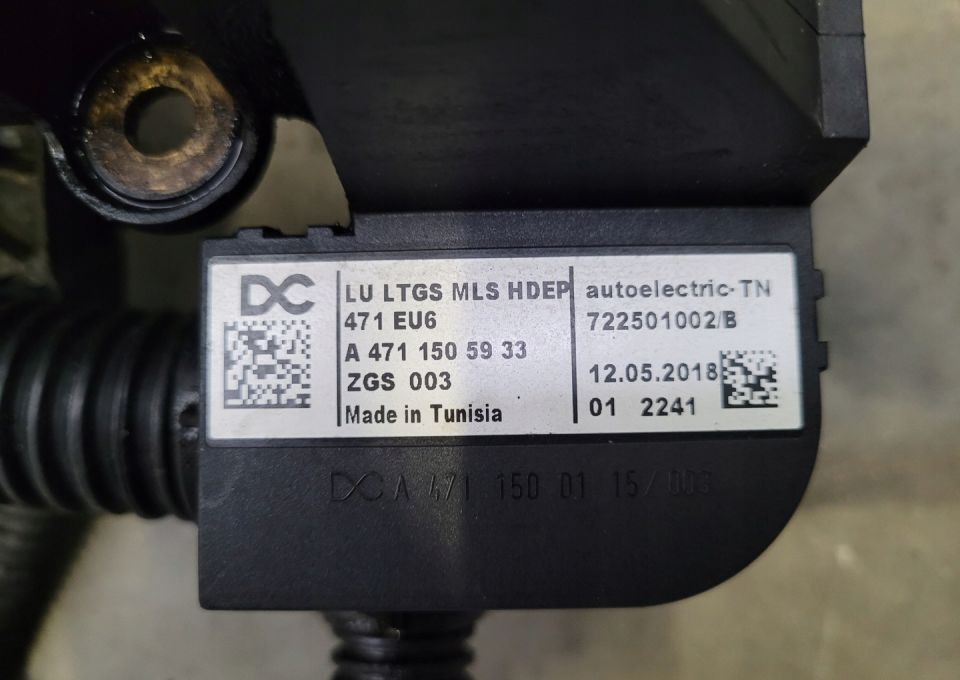 INSTALACJA MERCEDES ACTROS MP4 A4711505933 - Καλώδιο/ Σύρματα για Φορτηγό: φωτογραφία 2 INSTALACJA MERCEDES ACTROS MP4 A4711505933 - Καλώδιο/ Σύρματα για Φορτηγό: φωτογραφία 2