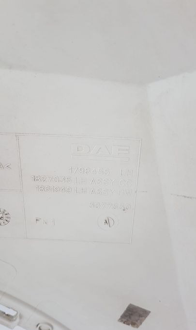 POSZYCIE OKULAR NAROŻNIK DAF XF 106 LH. ORYGINAŁ - Προφυλακτήρας για Φορτηγό: φωτογραφία 4 POSZYCIE OKULAR NAROŻNIK DAF XF 106 LH. ORYGINAŁ - Προφυλακτήρας για Φορτηγό: φωτογραφία 4