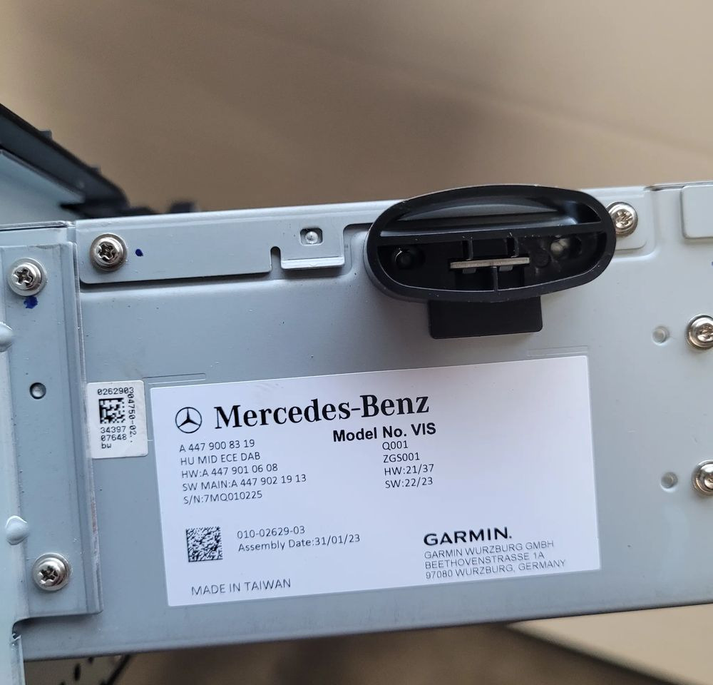 RADIO GARMIN MERCRDES VITO A4479008319 CHWALIM116 - Ηλεκτρικό σύστημα για Ελαφρύ επαγγελματικό: φωτογραφία 3 RADIO GARMIN MERCRDES VITO A4479008319 CHWALIM116 - Ηλεκτρικό σύστημα για Ελαφρύ επαγγελματικό: φωτογραφία 3