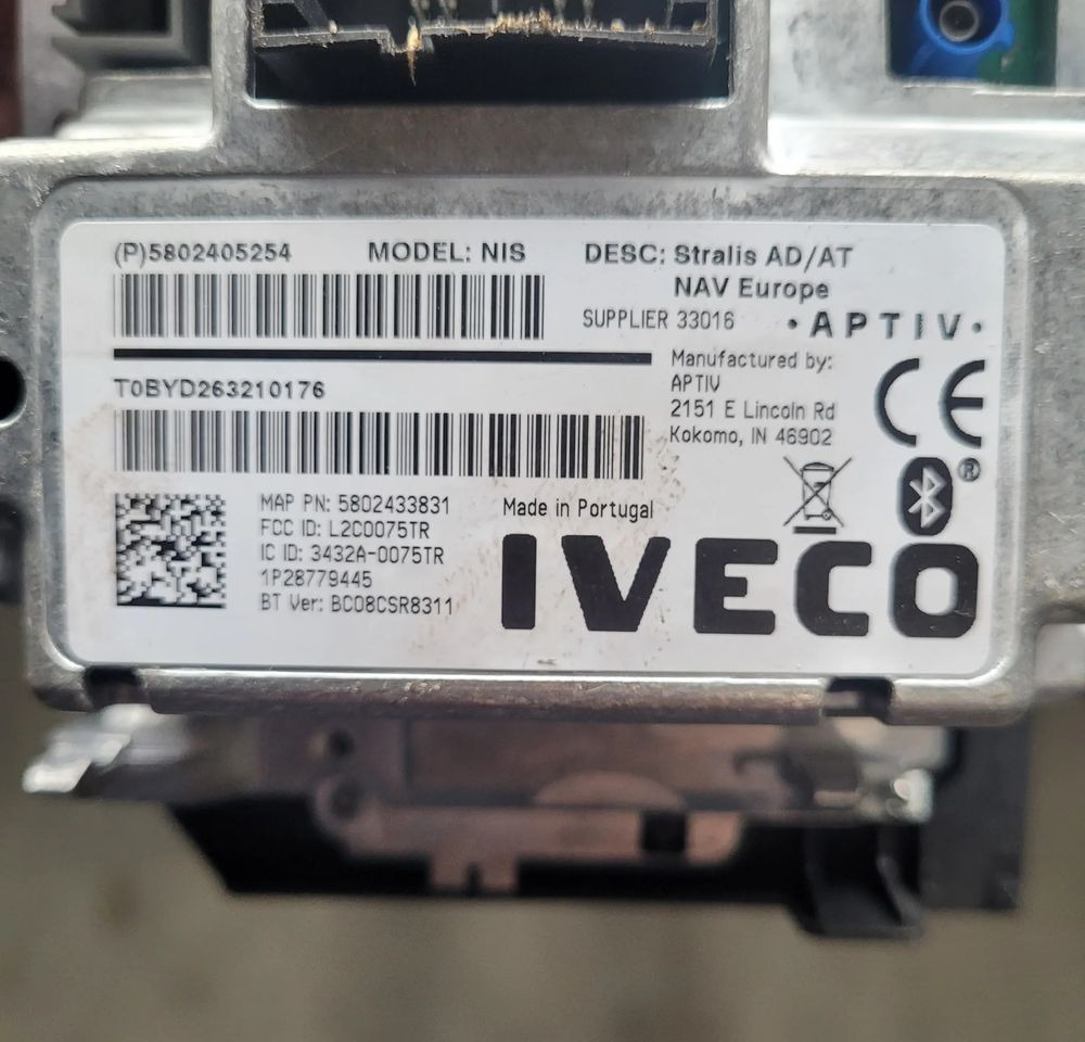 RADIO NAWIGACJA IVECO STRALIS 5802405254 - Σύστημα πλοήγησης για Φορτηγό: φωτογραφία 2 RADIO NAWIGACJA IVECO STRALIS 5802405254 - Σύστημα πλοήγησης για Φορτηγό: φωτογραφία 2