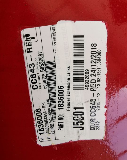 SPOJLER ZAKOŃCZENIE DAF XF 106 LH. - Αεροδυναμική/ Αεροτομή για Φορτηγό: φωτογραφία 2 SPOJLER ZAKOŃCZENIE DAF XF 106 LH. - Αεροδυναμική/ Αεροτομή για Φορτηγό: φωτογραφία 2