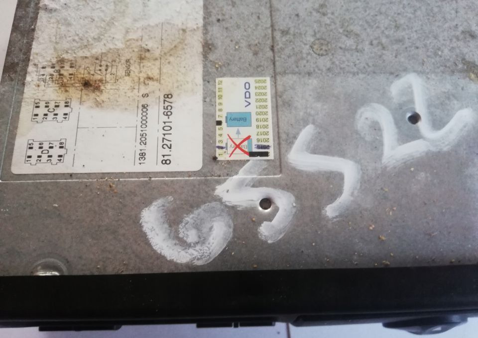 TACHOGRAF MAN TGX TGS 81.27101-6578 - Ταχογράφος για Φορτηγό: φωτογραφία 2 TACHOGRAF MAN TGX TGS 81.27101-6578 - Ταχογράφος για Φορτηγό: φωτογραφία 2