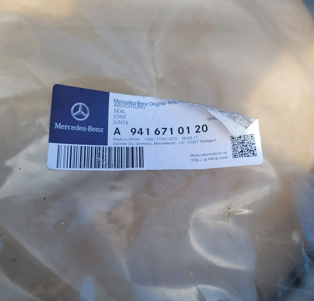 USZCZELKA SZYBY MERCEDES ACTROS MP3 NOWY ORYGINAŁ A9416710120 CHWALIM116 - Παράθυρο και ανταλλακτικά για Φορτηγό: φωτογραφία 2 USZCZELKA SZYBY MERCEDES ACTROS MP3 NOWY ORYGINAŁ A9416710120 CHWALIM116 - Παράθυρο και ανταλλακτικά για Φορτηγό: φωτογραφία 2