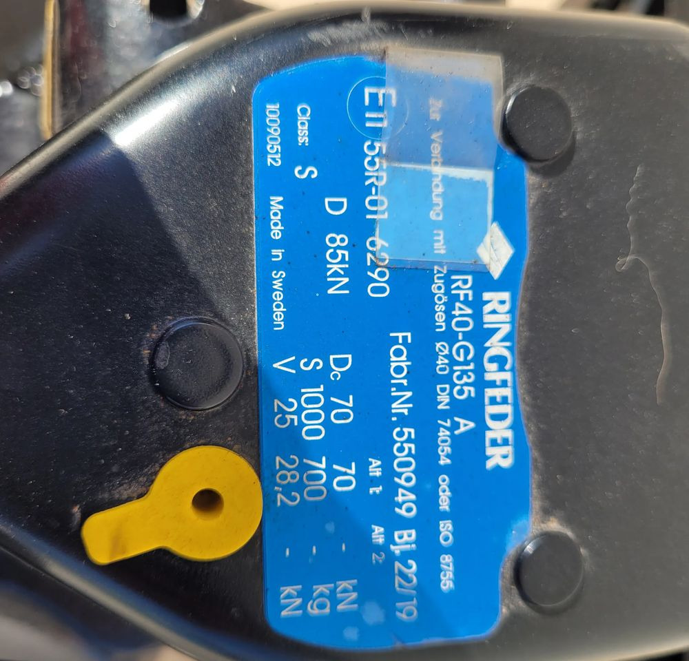 ZACZEP NOWY ORYGINAŁ RINGFEDER C-40 TYP RF40-G135A - Ταχυσύνδεσμος για Φορτηγό: φωτογραφία 3 ZACZEP NOWY ORYGINAŁ RINGFEDER C-40 TYP RF40-G135A - Ταχυσύνδεσμος για Φορτηγό: φωτογραφία 3