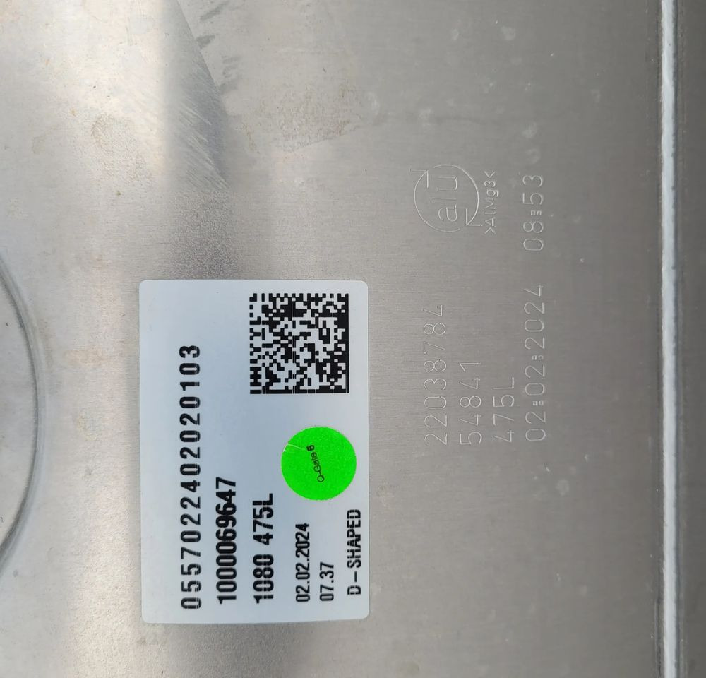 ZBIORNIK PALIWA VOLVO FH4 FH5 GAMA 150X55X68 CM 475L 22038784 CHWALIM116 - Ρεζερβουάρ καυσίμου για Φορτηγό: φωτογραφία 4 ZBIORNIK PALIWA VOLVO FH4 FH5 GAMA 150X55X68 CM 475L 22038784 CHWALIM116 - Ρεζερβουάρ καυσίμου για Φορτηγό: φωτογραφία 4