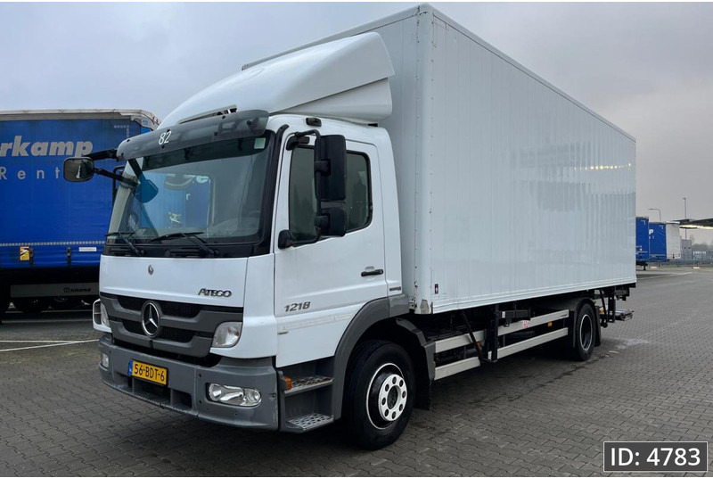 Mercedes-Benz Atego 1218 Day Cab, Euro 5, BDF / EPS automatic / standklima / DHOLLANDIA 2000KG - Φορτηγό μεταφοράς εμπορευματοκιβωτίων/ Κινητό αμάξωμα: φωτογραφία 1 Mercedes-Benz Atego 1218 Day Cab, Euro 5, BDF / EPS automatic / standklima / DHOLLANDIA 2000KG - Φορτηγό μεταφοράς εμπορευματοκιβωτίων/ Κινητό αμάξωμα: φωτογραφία 1
