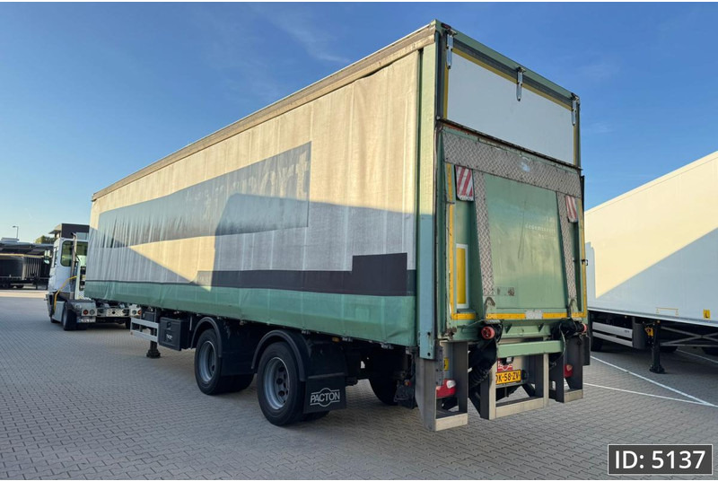 Pacton TBD.2 / DHOLLANDIA 2500kg / Steering axle - Επικαθήμενο κουρτίνα: φωτογραφία 2 Pacton TBD.2 / DHOLLANDIA 2500kg / Steering axle - Επικαθήμενο κουρτίνα: φωτογραφία 2