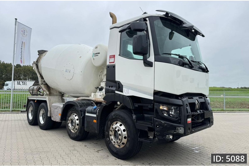 Renault C480 Day Cab, Euro 6, 8x4 / Full steel / 9m3 / TOP!! - Μπετονιέρα φορτηγό: φωτογραφία 4 Renault C480 Day Cab, Euro 6, 8x4 / Full steel / 9m3 / TOP!! - Μπετονιέρα φορτηγό: φωτογραφία 4
