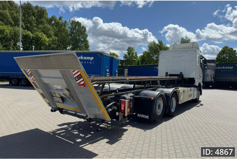 Volvo FH 500 Globetrotter, Euro 6, / 6x2 / Hydraulic body / frame 7.4 m / Tail lift - Φορτηγό μεταφοράς εμπορευματοκιβωτίων/ Κινητό αμάξωμα: φωτογραφία 3 Volvo FH 500 Globetrotter, Euro 6, / 6x2 / Hydraulic body / frame 7.4 m / Tail lift - Φορτηγό μεταφοράς εμπορευματοκιβωτίων/ Κινητό αμάξωμα: φωτογραφία 3
