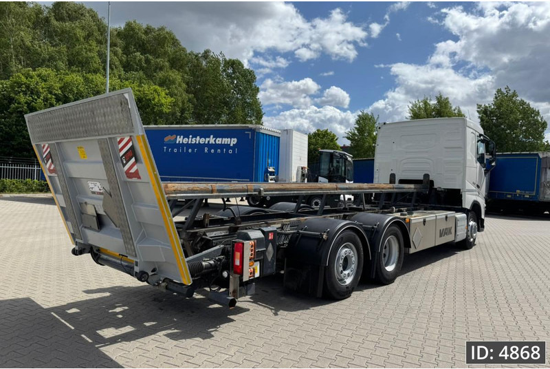 Volvo FH 500 Globetrotter, Euro 6, / 6x2 / Hydraulic body / frame 7.4 m / Tail lift - Φορτηγό μεταφοράς εμπορευματοκιβωτίων/ Κινητό αμάξωμα: φωτογραφία 3 Volvo FH 500 Globetrotter, Euro 6, / 6x2 / Hydraulic body / frame 7.4 m / Tail lift - Φορτηγό μεταφοράς εμπορευματοκιβωτίων/ Κινητό αμάξωμα: φωτογραφία 3