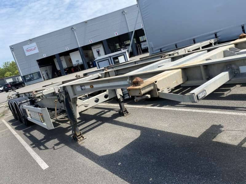 Semi-remorque 3 Essieux 38 TONNES CHARIOT COULISSANT - Επικαθήμενο μεταφοράς εμπορευματοκιβωτίων/ Κινητό αμάξωμα: φωτογραφία 1 Semi-remorque 3 Essieux 38 TONNES CHARIOT COULISSANT - Επικαθήμενο μεταφοράς εμπορευματοκιβωτίων/ Κινητό αμάξωμα: φωτογραφία 1