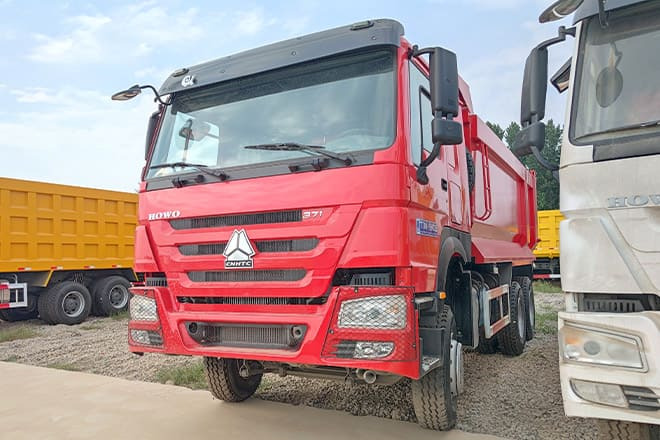 SINOTRUK Howo 371 10 Wheeler Used Dump Trucks for Sale in Congo - Φορτηγό ανατρεπόμενο: φωτογραφία 2 SINOTRUK Howo 371 10 Wheeler Used Dump Trucks for Sale in Congo - Φορτηγό ανατρεπόμενο: φωτογραφία 2