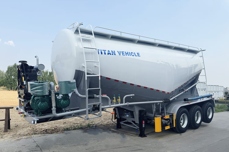 TITAH Bulk Cement Tank Trailer for Slae in Guyana - Επικαθήμενο βυτίο: φωτογραφία 1 TITAH Bulk Cement Tank Trailer for Slae in Guyana - Επικαθήμενο βυτίο: φωτογραφία 1