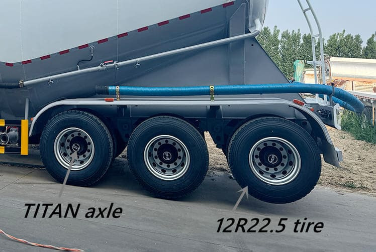 TITAH Bulk Cement Tank Trailer for Slae in Guyana - Επικαθήμενο βυτίο: φωτογραφία 4 TITAH Bulk Cement Tank Trailer for Slae in Guyana - Επικαθήμενο βυτίο: φωτογραφία 4