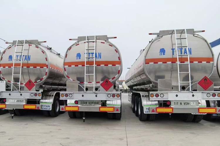 TITAN 3 Axle 42000liter Aluminum Tanker Trailer for Sale in Mali - Επικαθήμενο βυτίο: φωτογραφία 2 TITAN 3 Axle 42000liter Aluminum Tanker Trailer for Sale in Mali - Επικαθήμενο βυτίο: φωτογραφία 2
