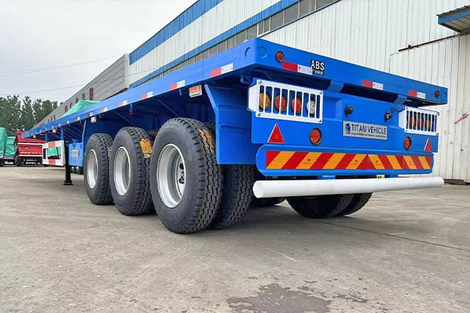 TITAN 3 Axle Flatbed Semi Trailer Manufacturers for Sale in Ghana - Επικαθήμενο πλατφόρμα/ Καρότσα: φωτογραφία 5 TITAN 3 Axle Flatbed Semi Trailer Manufacturers for Sale in Ghana - Επικαθήμενο πλατφόρμα/ Καρότσα: φωτογραφία 5