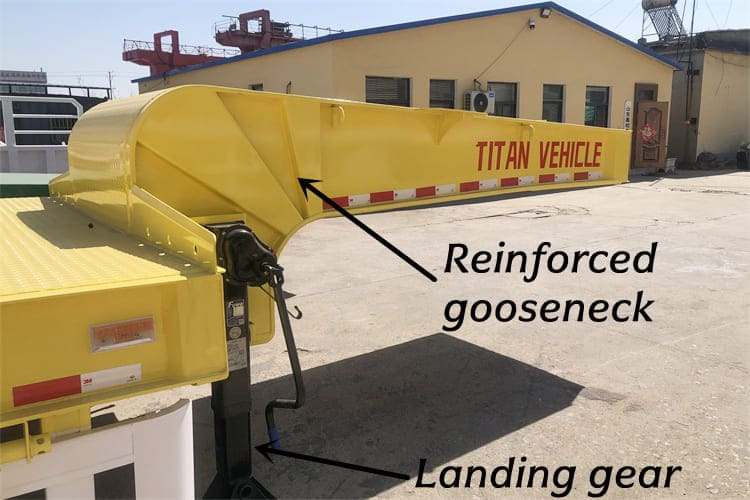 Καινούριο Επικαθήμενο με χαμηλό δάπεδο για τη μεταφορά βαρέως εξοπλισμού TITAN 3 Axle Low Bed Trailer Price for Sale in Kenya: φωτογραφία 5