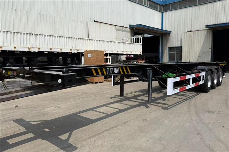 TITAN 3 Axle Skeletal Semi Trailer Price for Sale Near Me In Jamaica - Επικαθήμενο σασί: φωτογραφία 2 TITAN 3 Axle Skeletal Semi Trailer Price for Sale Near Me In Jamaica - Επικαθήμενο σασί: φωτογραφία 2