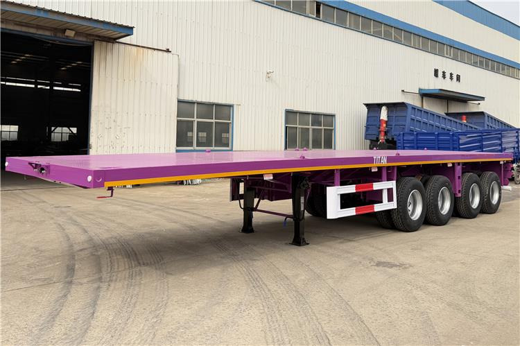 TITAN 4 Axle 40ft Flatbed Semi Trailer for Sale In Guam - Επικαθήμενο πλατφόρμα/ Καρότσα: φωτογραφία 1 TITAN 4 Axle 40ft Flatbed Semi Trailer for Sale In Guam - Επικαθήμενο πλατφόρμα/ Καρότσα: φωτογραφία 1