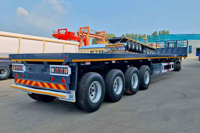 TITAN 4 Axle Flatbed Trailer for Sale in Zimbabwe - Επικαθήμενο πλατφόρμα/ Καρότσα: φωτογραφία 2 TITAN 4 Axle Flatbed Trailer for Sale in Zimbabwe - Επικαθήμενο πλατφόρμα/ Καρότσα: φωτογραφία 2
