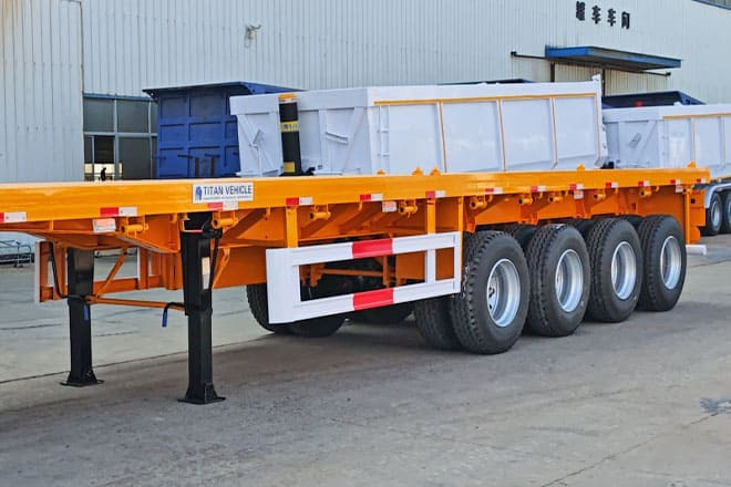 TITAN 40 Foot Flatbed Semi Trailer for Sale in Saudi Arabia - Επικαθήμενο πλατφόρμα/ Καρότσα: φωτογραφία 2 TITAN 40 Foot Flatbed Semi Trailer for Sale in Saudi Arabia - Επικαθήμενο πλατφόρμα/ Καρότσα: φωτογραφία 2