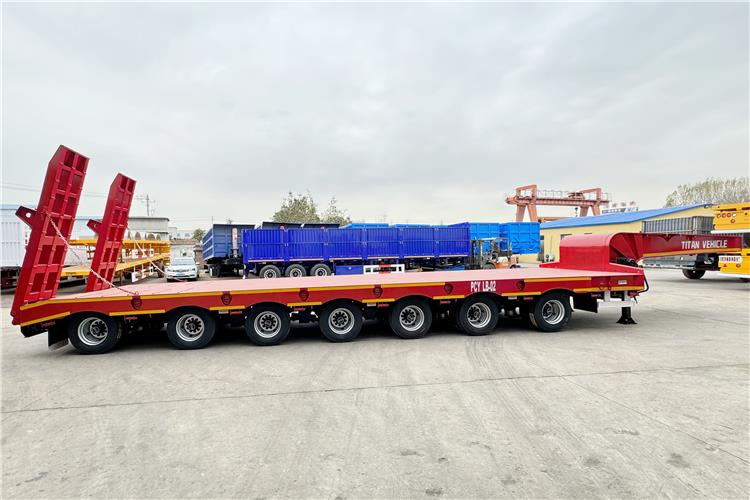 TITAN 7 Axle 120 Ton Lowbed Trailer for Sale In Saudi Arabia - Επικαθήμενο με χαμηλό δάπεδο: φωτογραφία 4 TITAN 7 Axle 120 Ton Lowbed Trailer for Sale In Saudi Arabia - Επικαθήμενο με χαμηλό δάπεδο: φωτογραφία 4