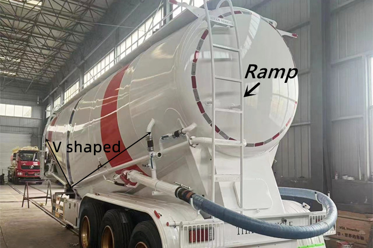 TITAN Bulk Cement Tank Truck for Sale in Tanzania - Επικαθήμενο βυτίο: φωτογραφία 4 TITAN Bulk Cement Tank Truck for Sale in Tanzania - Επικαθήμενο βυτίο: φωτογραφία 4