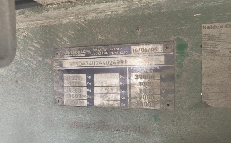 Επικαθήμενο μεταφορική βουτσάς Legras Srem: φωτογραφία 26 Επικαθήμενο μεταφορική βουτσάς Legras Srem: φωτογραφία 26