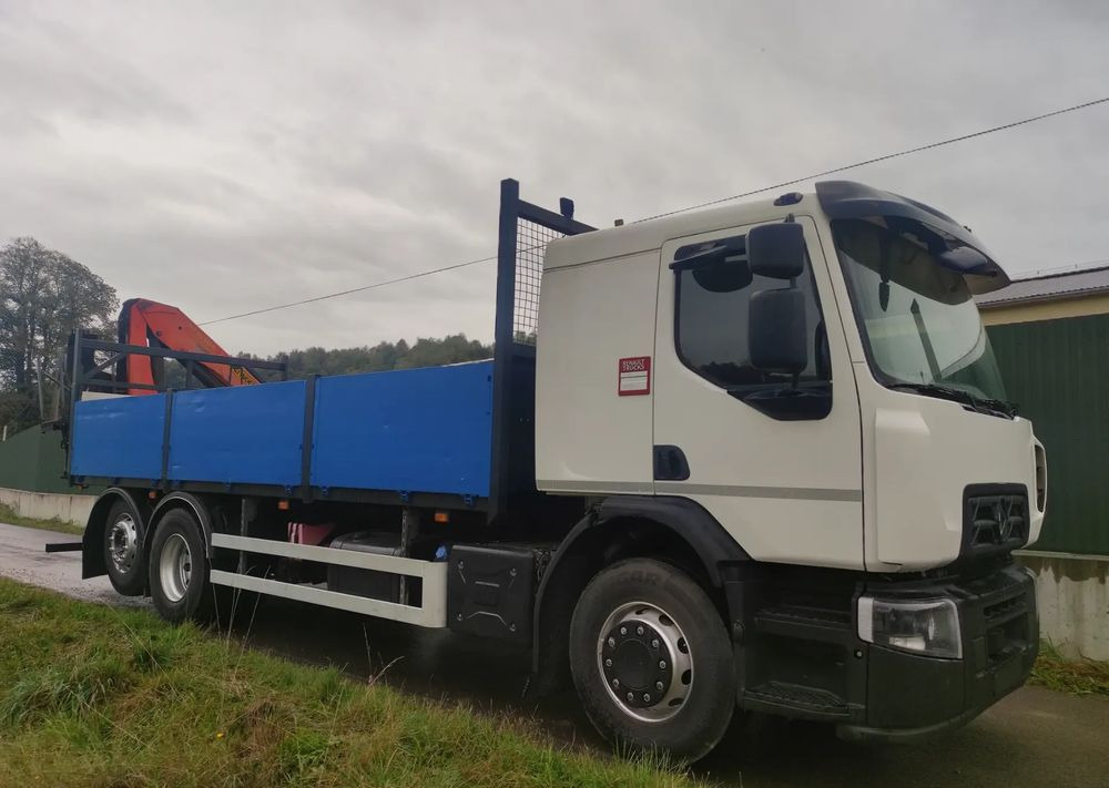 Renault Gama D 26.320 skrzynia hds palfinger PK15500 - Φορτηγό με ανοιχτή καρότσα, Φορτηγό με γερανό: φωτογραφία 3 Renault Gama D 26.320 skrzynia hds palfinger PK15500 - Φορτηγό με ανοιχτή καρότσα, Φορτηγό με γερανό: φωτογραφία 3