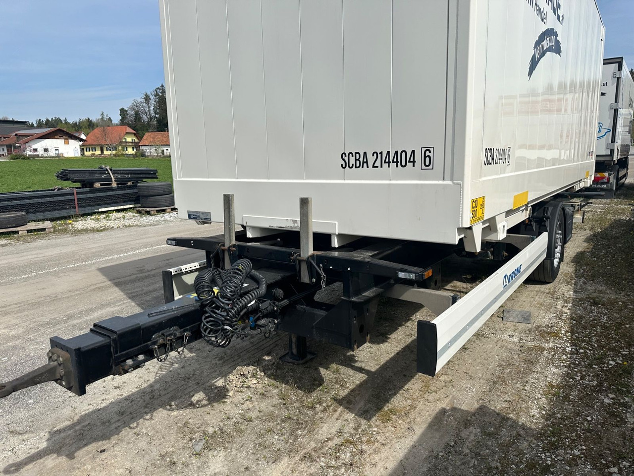 Krone ZE 1 Achs Maxi TÜV neu - Ρυμούλκα μεταφοράς εμπορευματοκιβωτίων/ Κινητό αμάξωμα: φωτογραφία 1 Krone ZE 1 Achs Maxi TÜV neu - Ρυμούλκα μεταφοράς εμπορευματοκιβωτίων/ Κινητό αμάξωμα: φωτογραφία 1
