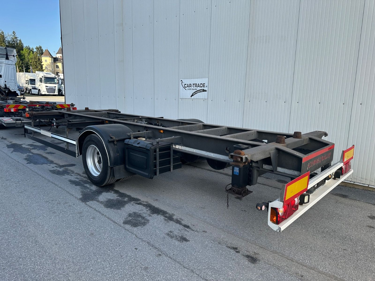 Schwarzmüller S1 11Tonnen - Ρυμούλκα μεταφοράς εμπορευματοκιβωτίων/ Κινητό αμάξωμα: φωτογραφία 4 Schwarzmüller S1 11Tonnen - Ρυμούλκα μεταφοράς εμπορευματοκιβωτίων/ Κινητό αμάξωμα: φωτογραφία 4