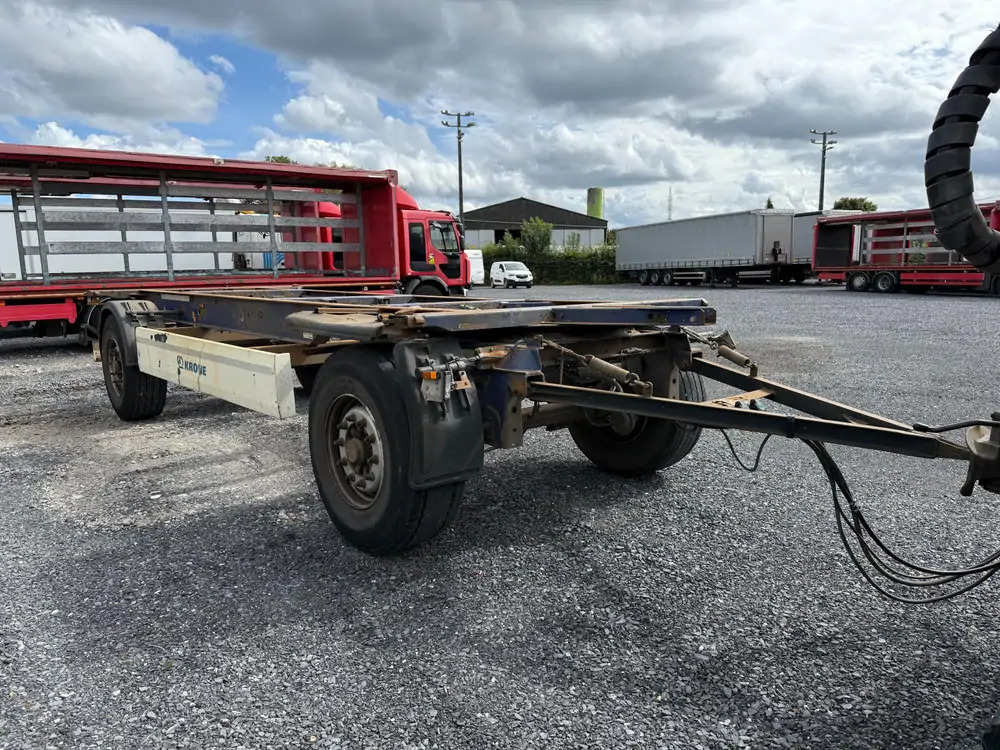 Krone AZ *BDF*2 essieux* - Ρυμούλκα μεταφοράς εμπορευματοκιβωτίων/ Κινητό αμάξωμα: φωτογραφία 5 Krone AZ *BDF*2 essieux* - Ρυμούλκα μεταφοράς εμπορευματοκιβωτίων/ Κινητό αμάξωμα: φωτογραφία 5