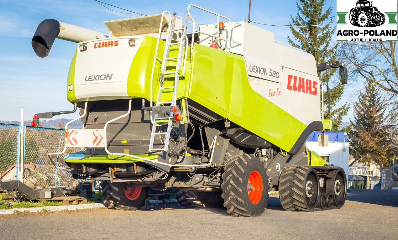 CLAAS LEXION 580 TT - 3326 h - 2008 ROK - QUANTIMETER + VARIO 750 - LASER PILOT - Θεριζοαλωνιστική μηχανή: φωτογραφία 3 CLAAS LEXION 580 TT - 3326 h - 2008 ROK - QUANTIMETER + VARIO 750 - LASER PILOT - Θεριζοαλωνιστική μηχανή: φωτογραφία 3