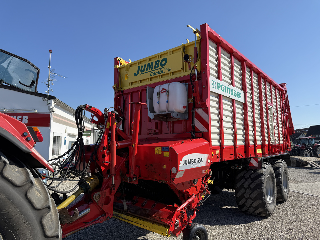 PÖTTINGER Jumbo 6600 L - Θεριζοαλωνιστική μηχανή - κεφαλή ρυμουλκούμενο: φωτογραφία 3 PÖTTINGER Jumbo 6600 L - Θεριζοαλωνιστική μηχανή - κεφαλή ρυμουλκούμενο: φωτογραφία 3