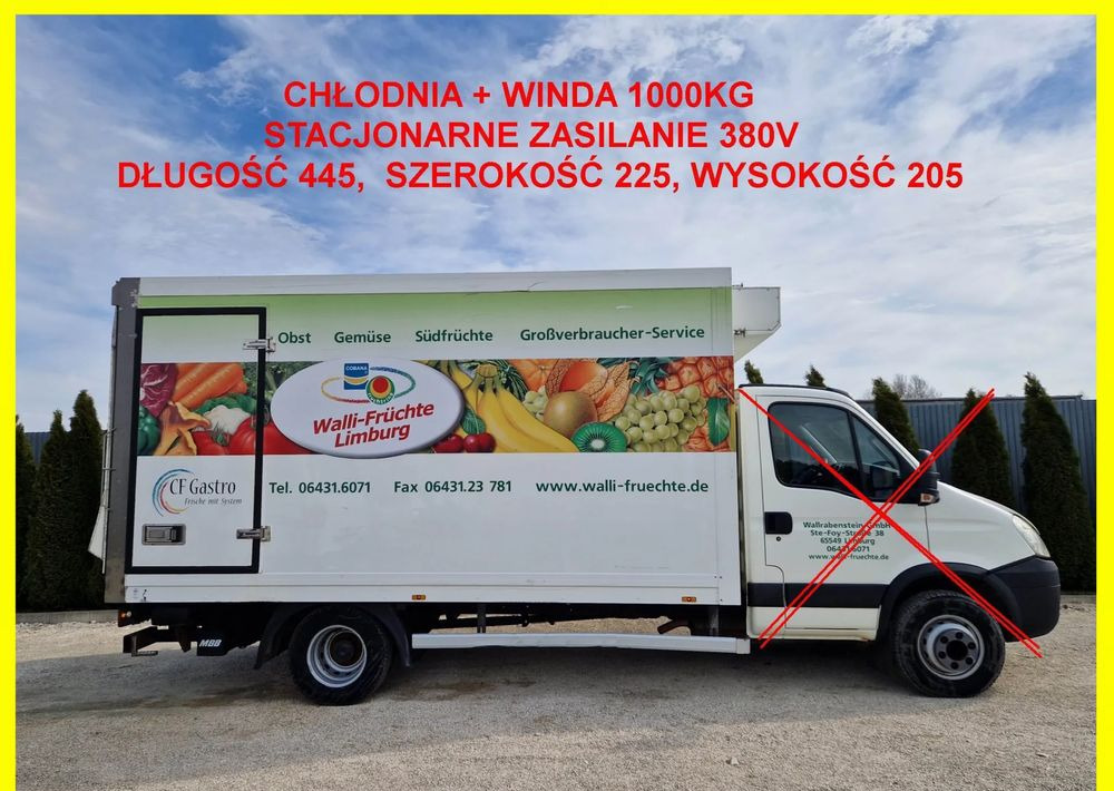 Chłodnia 8 palet + winda 1000kg, zasilanie stacjonarne, Iveco 70, Mascott, Atego, Sprinter, stan idealny! - Αμάξωμα - ψυγείο: φωτογραφία 1 Chłodnia 8 palet + winda 1000kg, zasilanie stacjonarne, Iveco 70, Mascott, Atego, Sprinter, stan idealny! - Αμάξωμα - ψυγείο: φωτογραφία 1